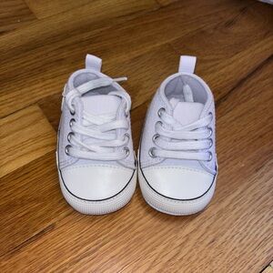 Classic White Kids Sneakers